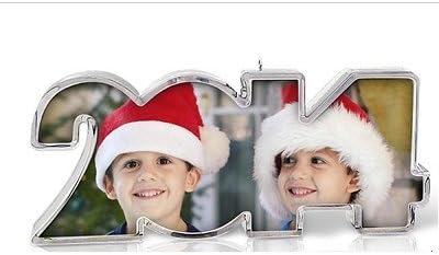 33979 - 2014 Hallmark  'A Time To Remember'  year photo frame Christmas Ornament - |Pod 2-74|