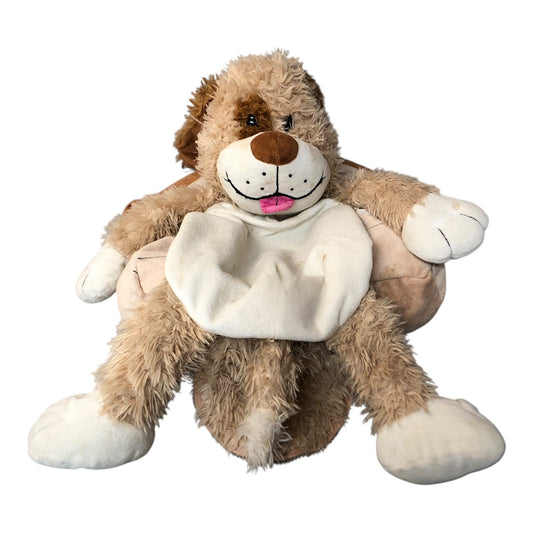 34023 - Happy Nappers Dog In Doghouse Plush Toy |25C|
