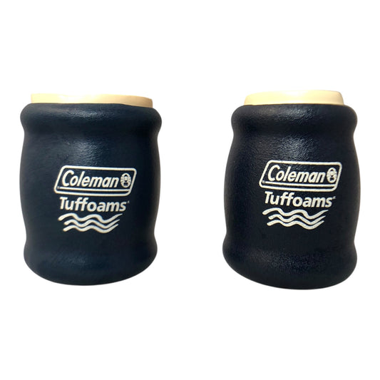34027 - Set Of 2 Vintage Coleman 4" Tuffoams Koozies |Z-94|