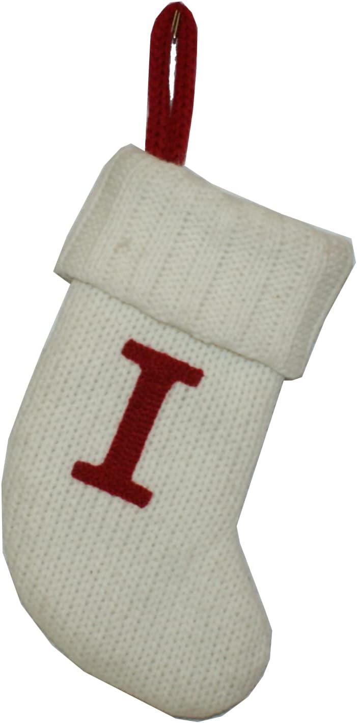 34054 - Mini White Knit I Stocking - [Pod 2-49]