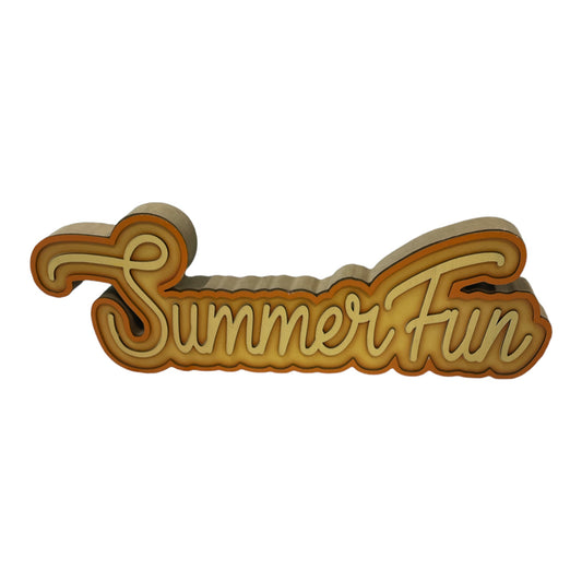 34081 - 15" Summer Fun Wood Sign - |Pod 2-60|