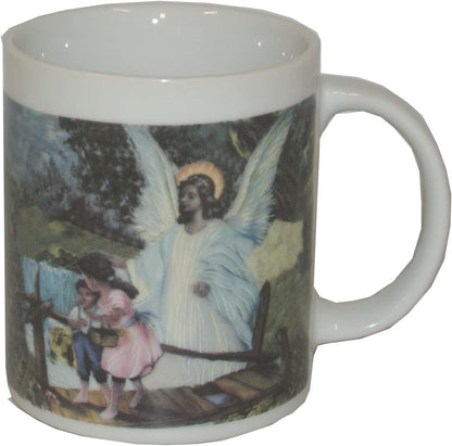 34195 - Guardian Angel with Children Crossing Bridge Coffee Mug |4-20|