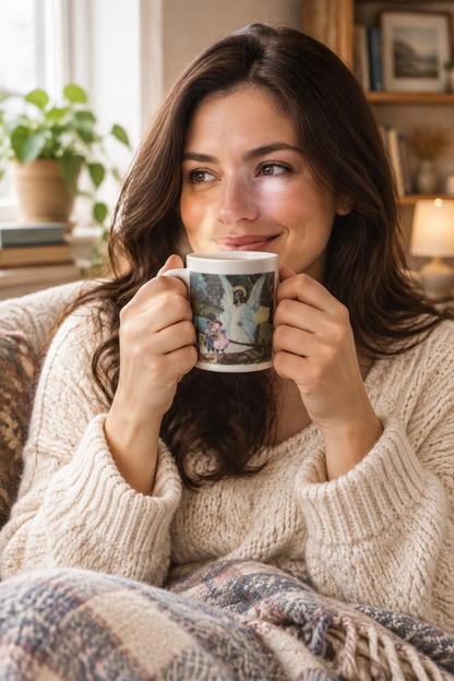 34195 - Guardian Angel with Children Crossing Bridge Coffee Mug |4-20|