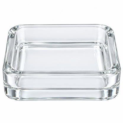 34280 - 4" Square Heavy Glass Ashtray |TBD|