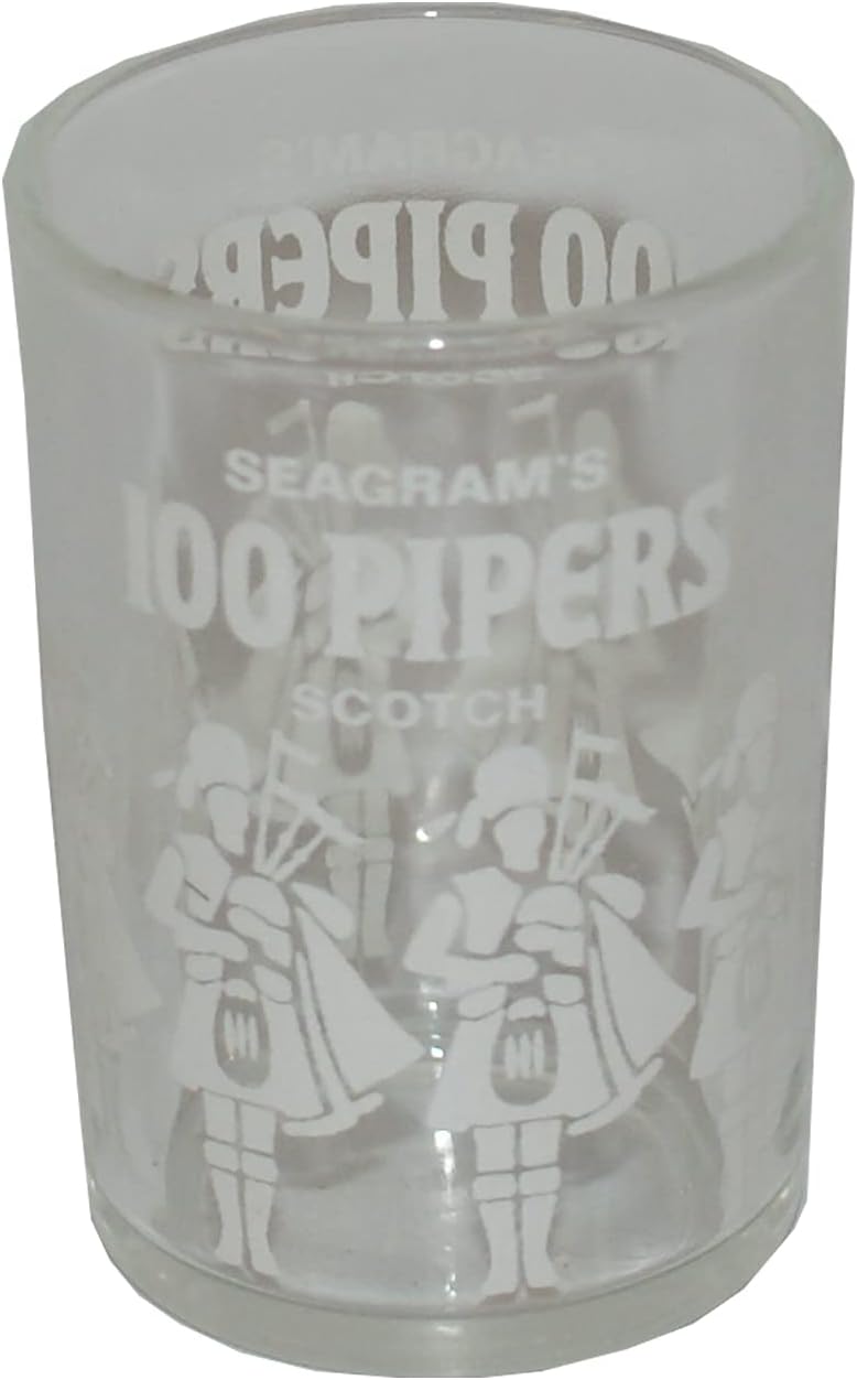 34281 - Seagram's 100 Pipers Shot 2.5 inch Glass |4-30|