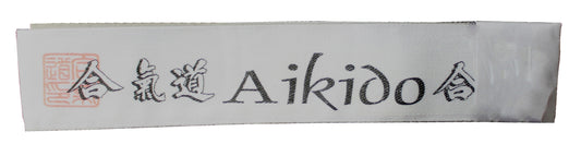 3430 - Aikido White Headband - |S-1|