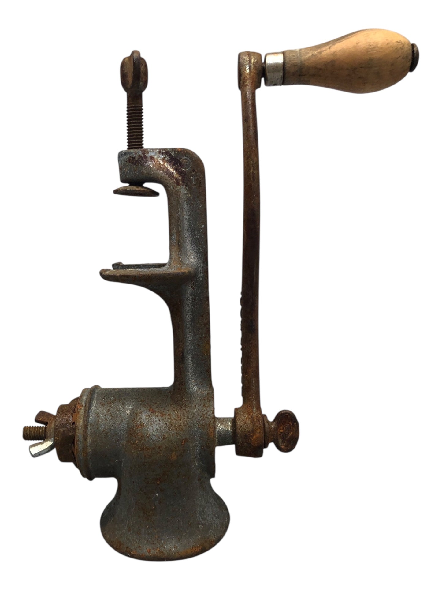 34619 - Universal 2 Cast Iron Meat Grinder Hand Crank |8-7|