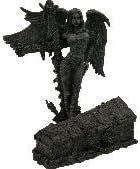 3466 - 9" Gothic Angel w/ Sword & Coffin |X-19 Pod 3-67 Store|