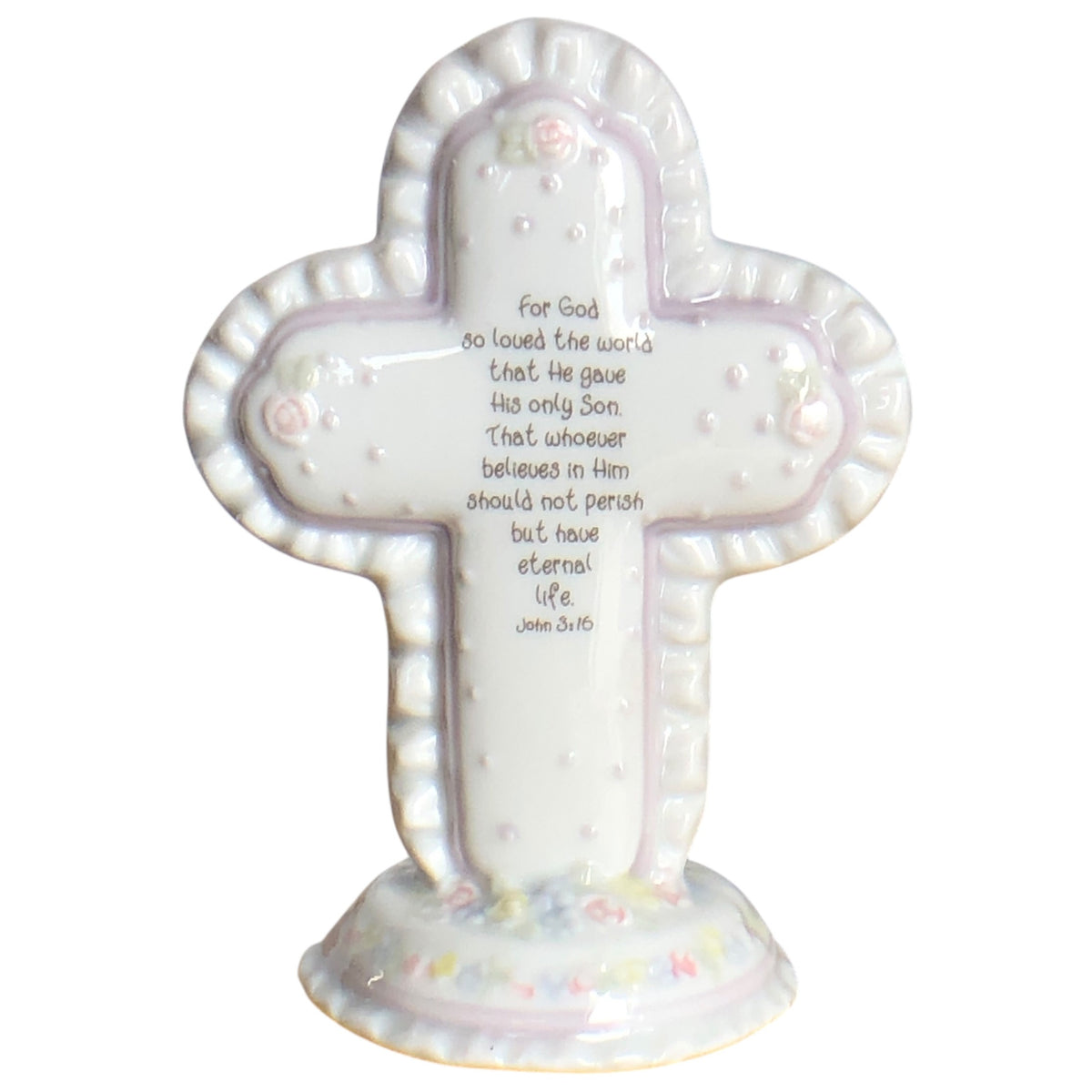 34737 - Precious Moments 5" Porcelain Cross |TBD|