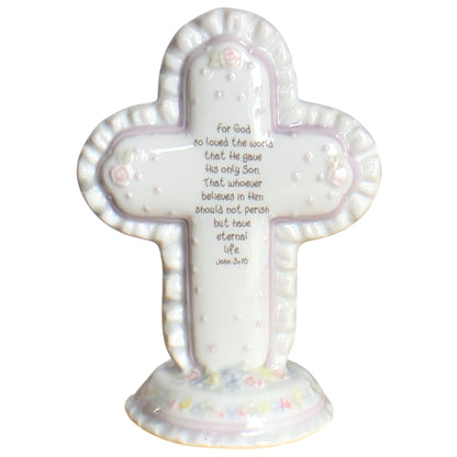 34737 - Precious Moments 5" Porcelain Cross |TBD|