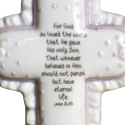 34737 - Precious Moments 5" Porcelain Cross |TBD|