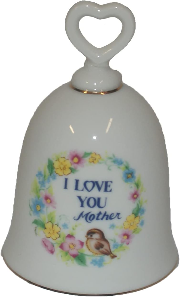 34872 - 4.5" I Love You Mother Porcelain Bell |9-26|
