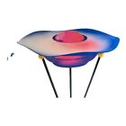 3512 - Stylish Misting Lotus Petal Table Lamp in Soothing Blue with Free Shipping Option |BB-34|