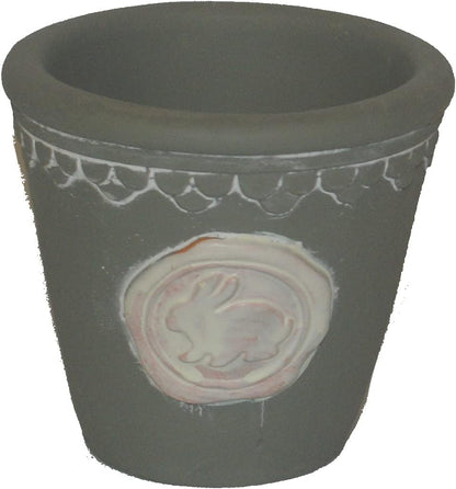 35303 - Bunny Gray Pot 4" - |23-1|