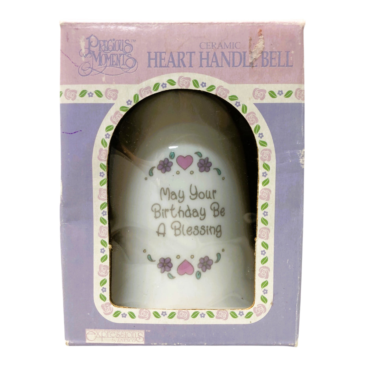 35404 - Precious Moments Heart Handle Bell 5" |TBD|