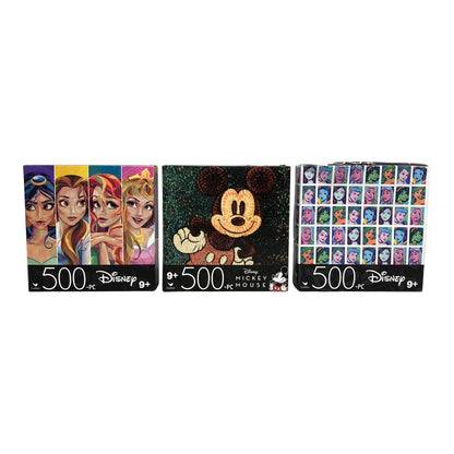 35592 - 3 Pack 500 Piece Disney Jigsaw Puzzle |GR-9|