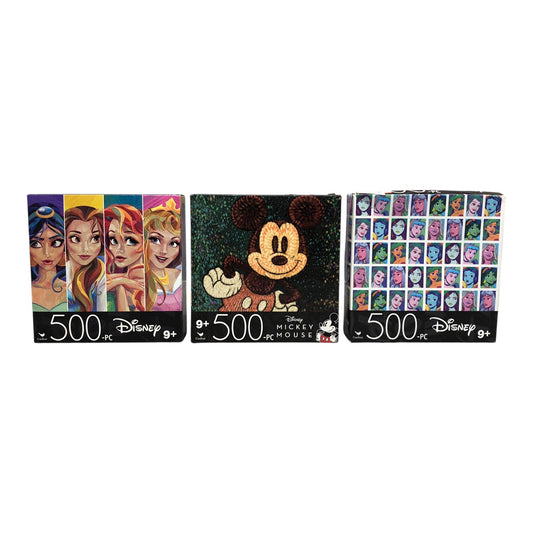 35592 - 3 Pack 500 Piece Disney Jigsaw Puzzle |GR-9|