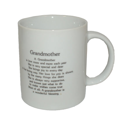 35701 - 12oz Mug Grandmother w/Flower 4" |7-24|