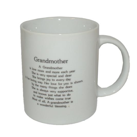 35701 - 12oz Mug Grandmother w/Flower 4" |7-24|