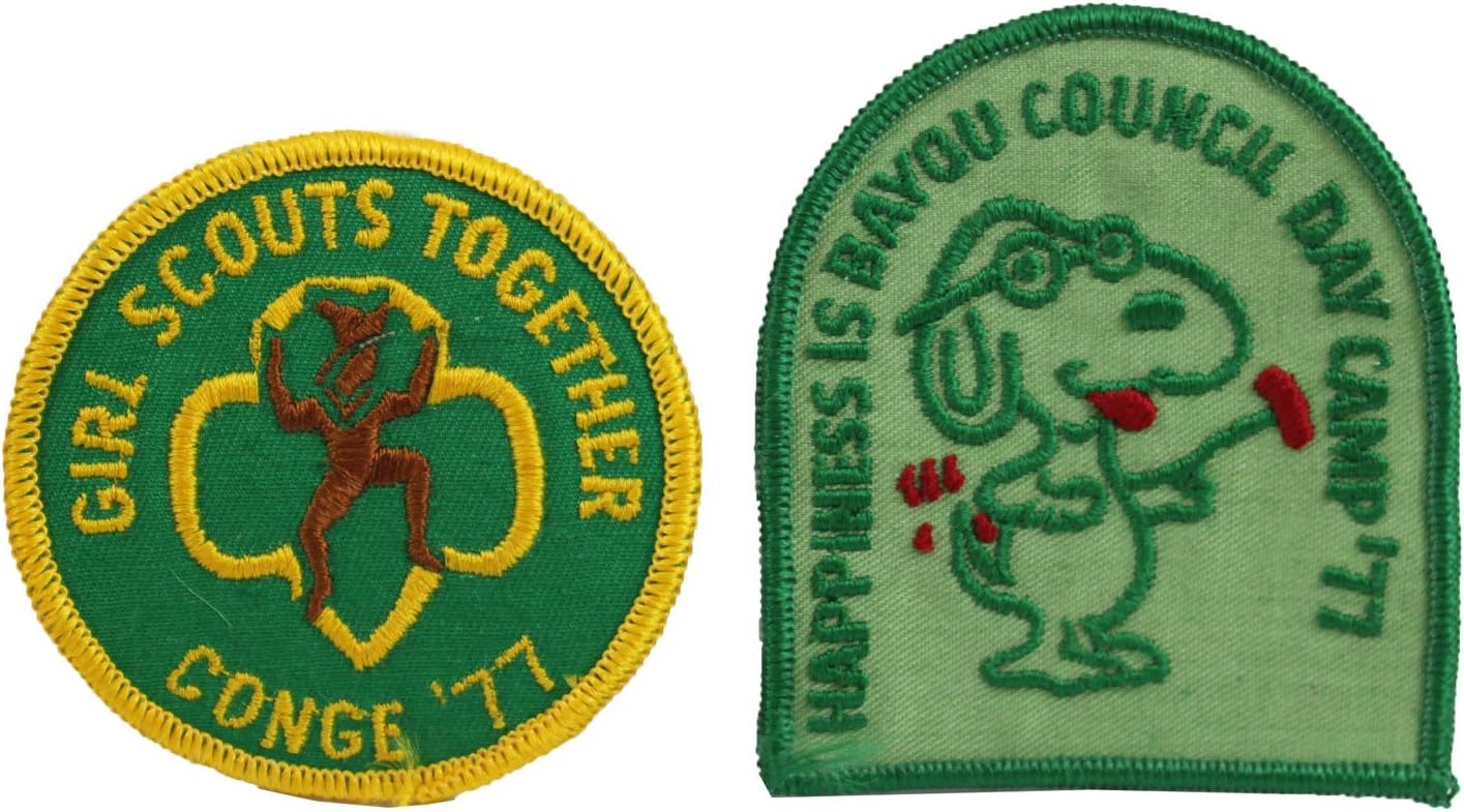 3582 - Vintage GS Patches Set of 2 with Classic Design [S-0]