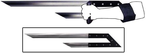 3585 - 34" Double Blade Fantasy Conquerors Sword Full Tank Ninja Knife - |Store|