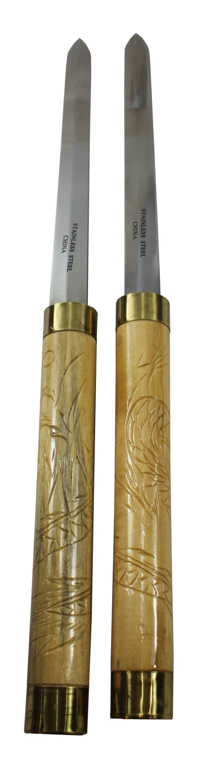 3589 - Exotic 20.5” Double Dagger Sword w/ Dragon |Store|