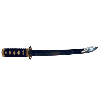 3627 - Black 17" Tanto Mother Of Pearl Dragon Stainless - |7-D|