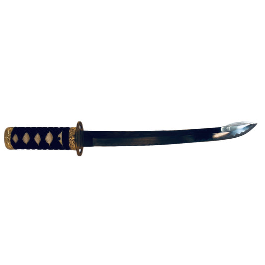 3627 - Black 17" Tanto Mother Of Pearl Dragon Stainless - |7-D|