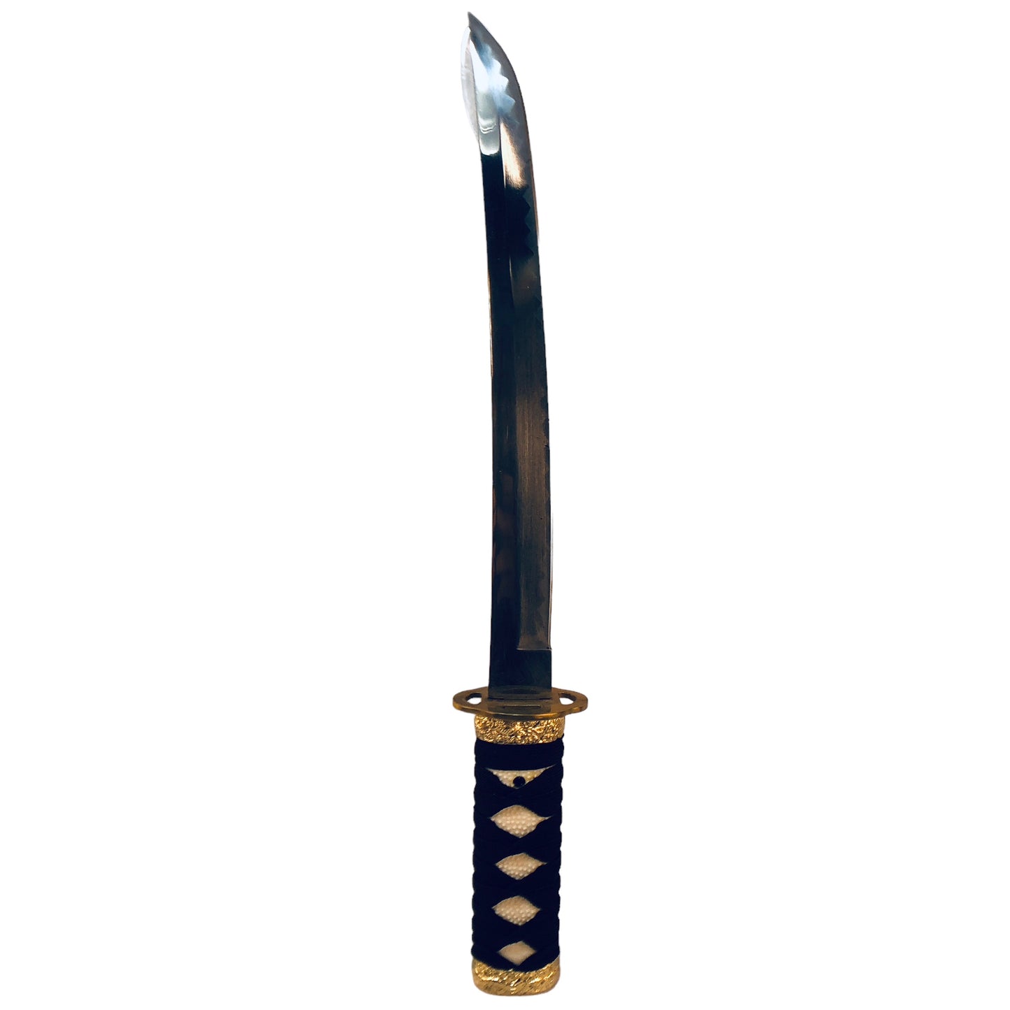 3627 - Black 17" Tanto Mother Of Pearl Dragon Stainless - |7-D|