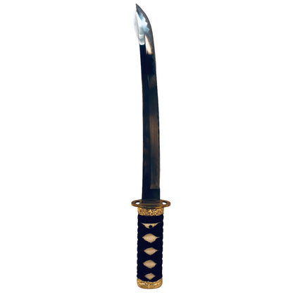 3627 - Black 17" Tanto Mother Of Pearl Dragon Stainless - |7-D|