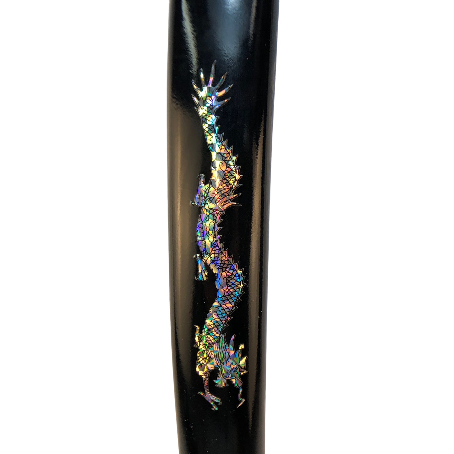 3627 - Black 17" Tanto Mother Of Pearl Dragon Stainless - |7-D|