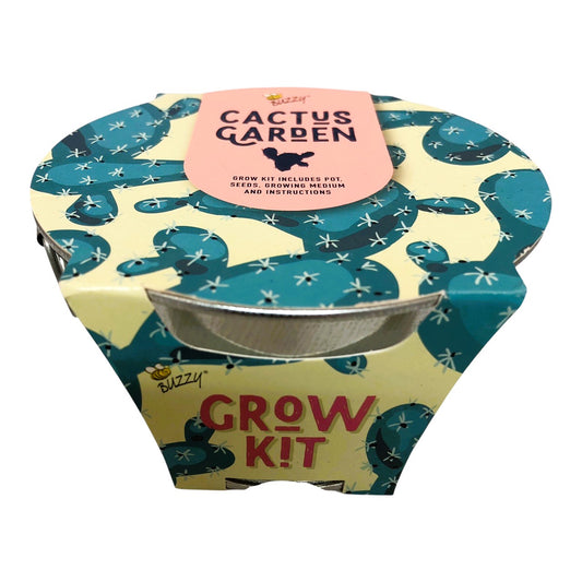 36451 - Premium Buzzy Cactus Garden Plant Growing Kit for Home with Easy Setup and Vibrant Cacti |H-31|