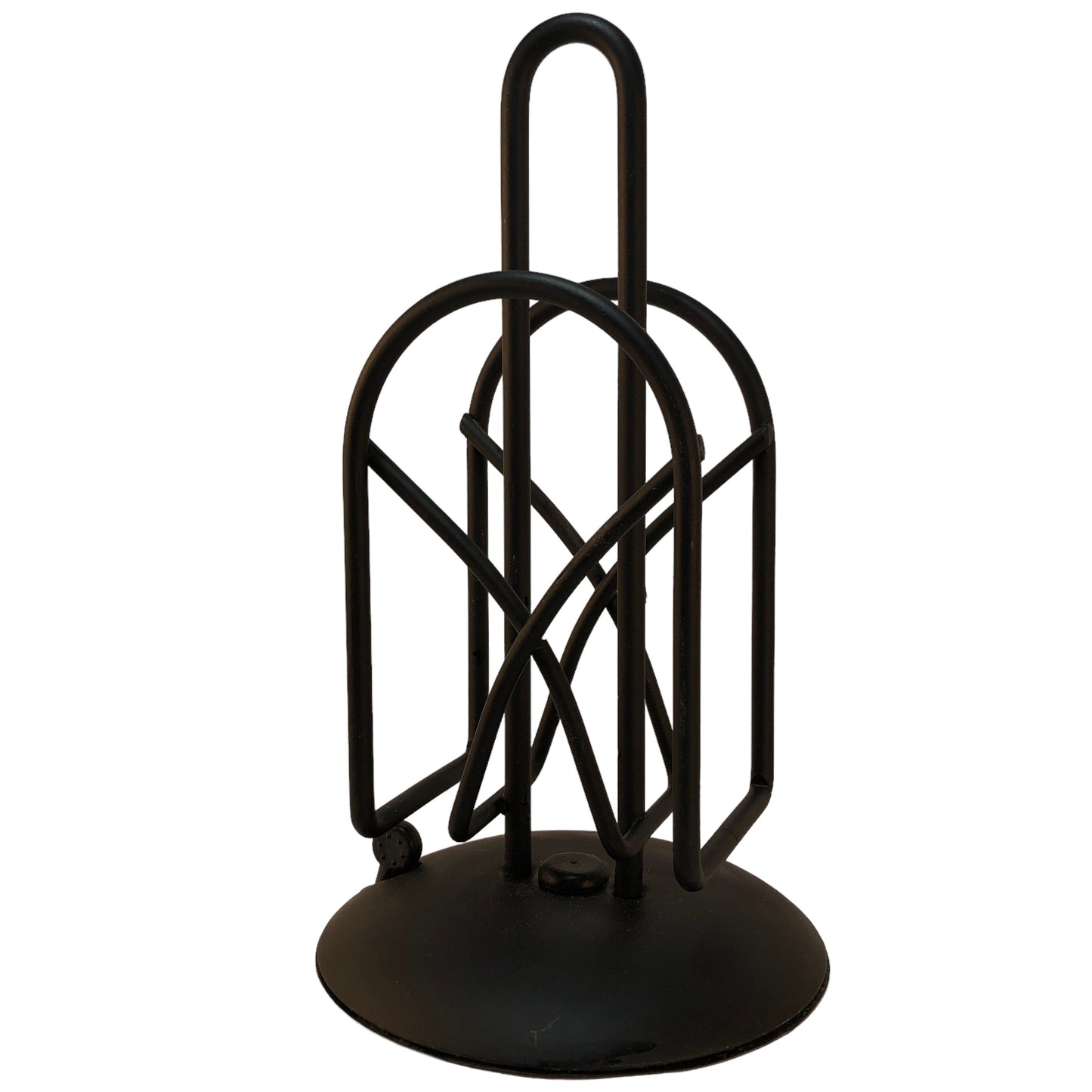 3663 - Suction Black Napkin Holder 9" - |8-7|