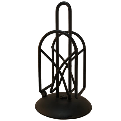 3663 - Suction Black Napkin Holder 9" - |8-7|