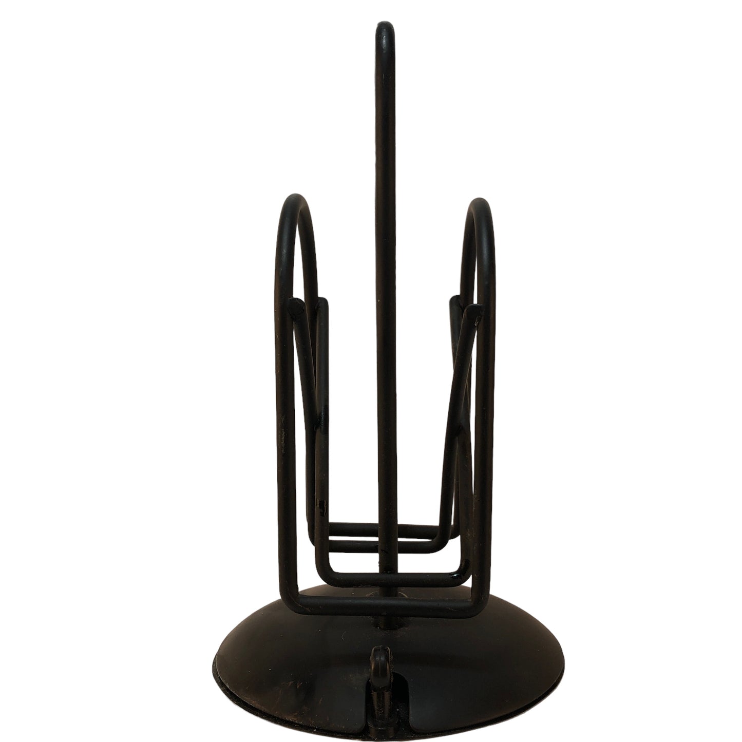 3663 - Suction Black Napkin Holder 9" - |8-7|