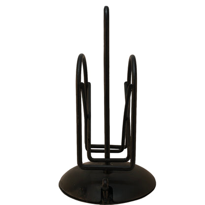 3663 - Suction Black Napkin Holder 9" - |8-7|