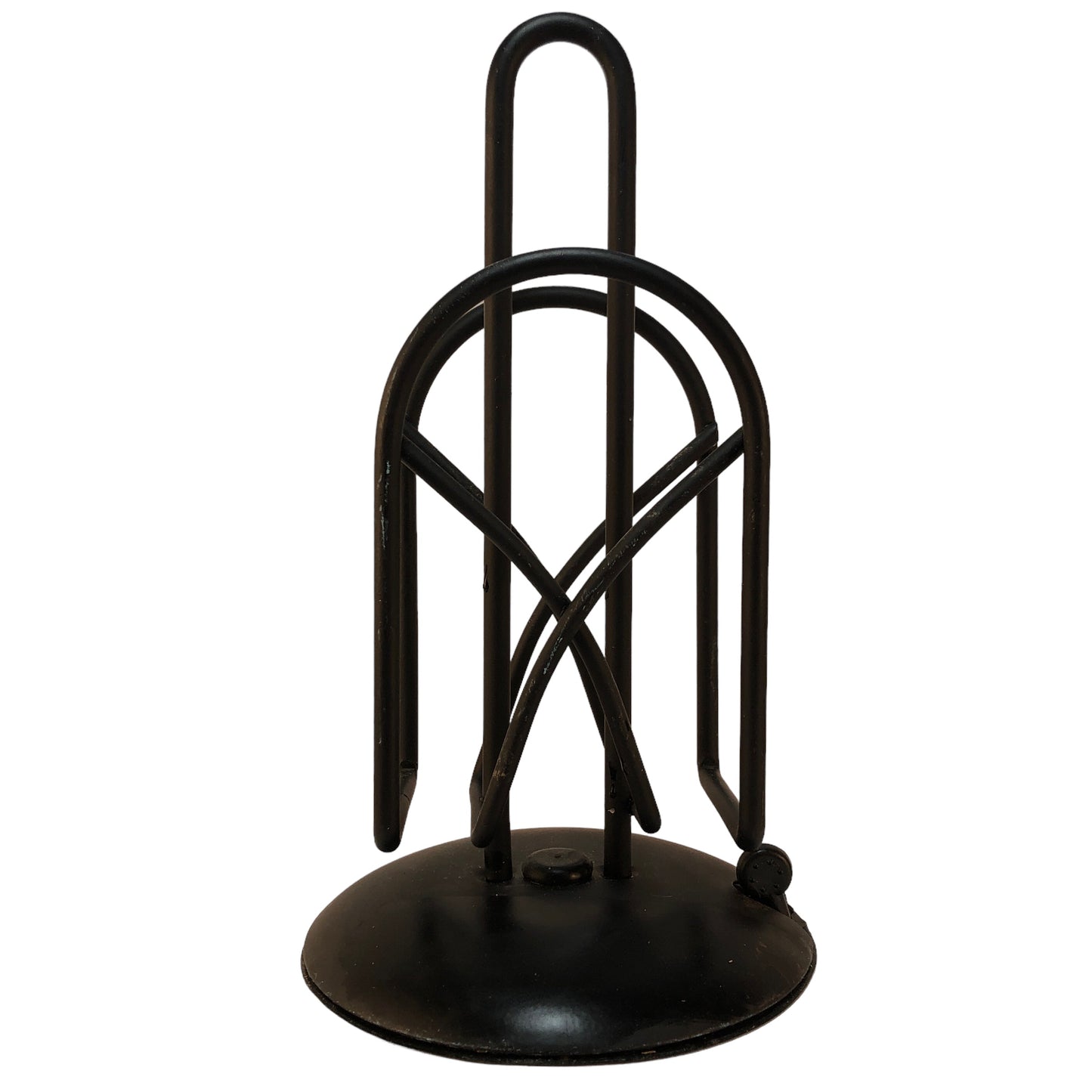 3663 - Suction Black Napkin Holder 9" - |8-7|