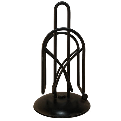 3663 - Suction Black Napkin Holder 9" - |8-7|