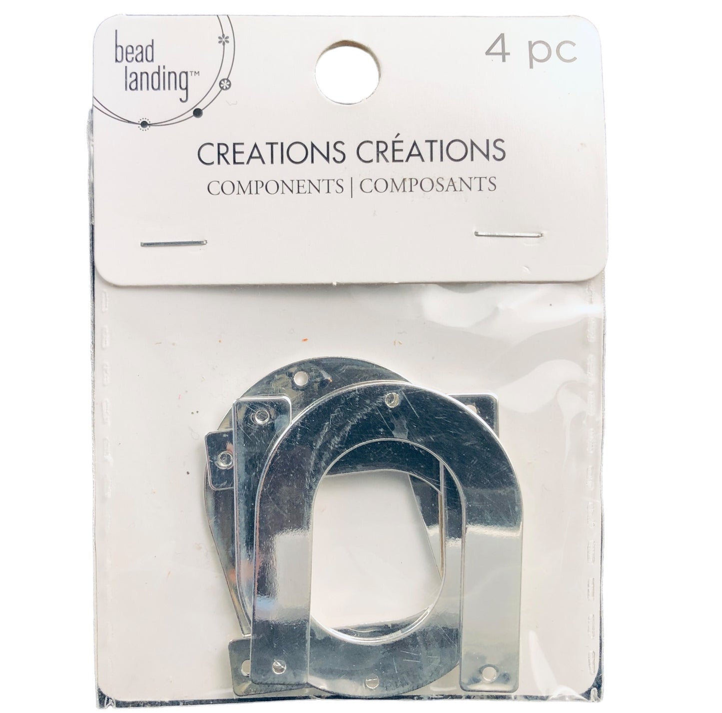 3672 - Bead Landing Components Metal U - |Clear-137|