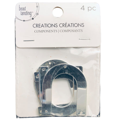 3672 - Bead Landing Components Metal U - |Clear-137|