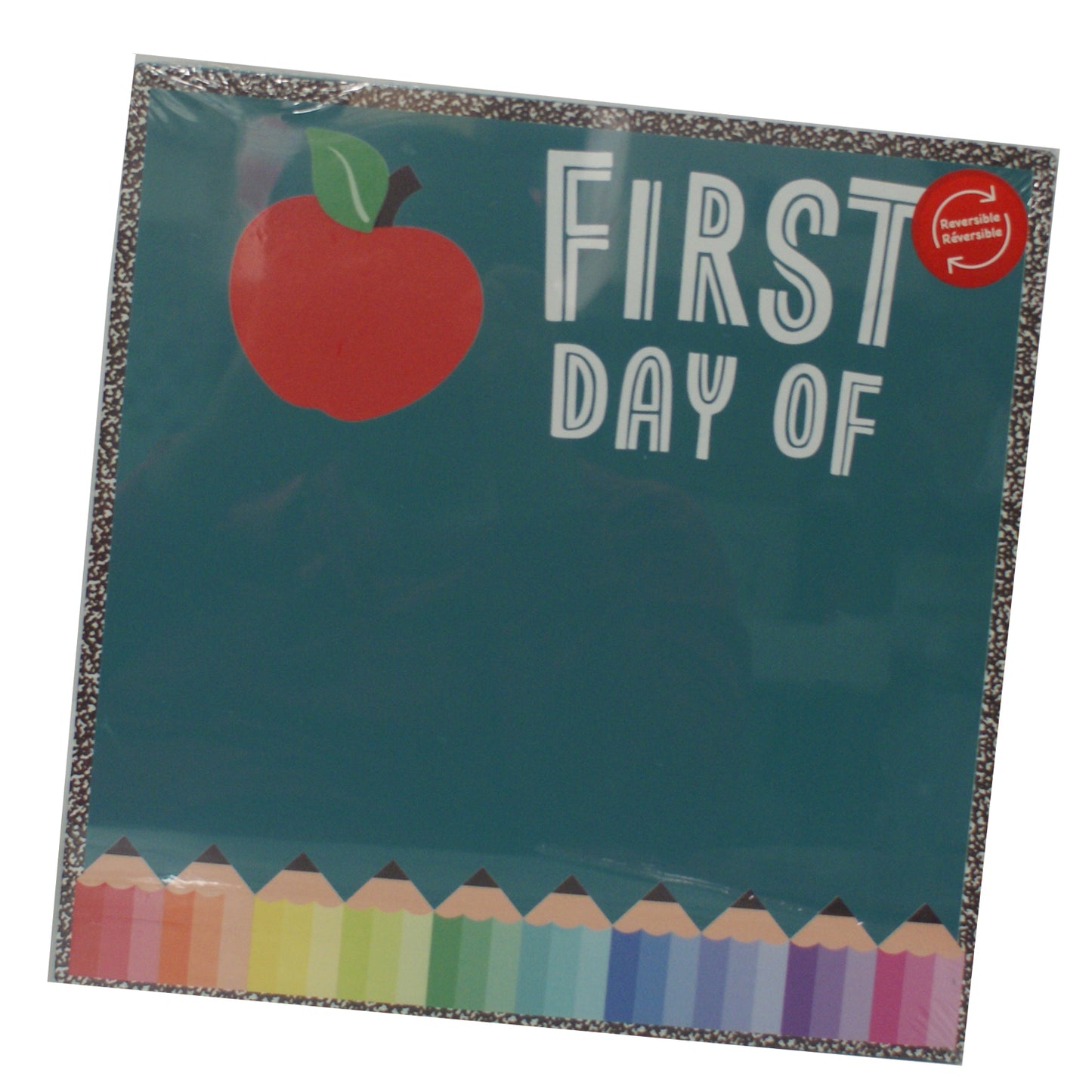 36772 - First/Last Day School 11x11" Chalkboard |TBD|