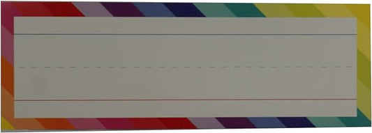 36814- 4 pks of 12 Rainbow Name Plates- [5-14]