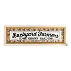 36980 - Backyard Farmers Home Grown Gardens Charming Wooden Sign for Outdoor Decor |Pod 1-23|
