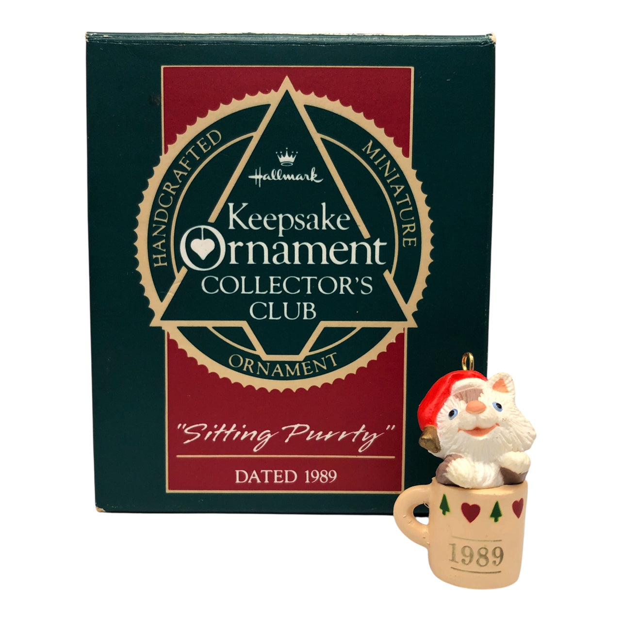 37070 - Set of 5 Miniature Critter Ornament - Skunk, Hattie Chapeau, A Gift from Rodney, Country Fiddling, and Sitting Purrty