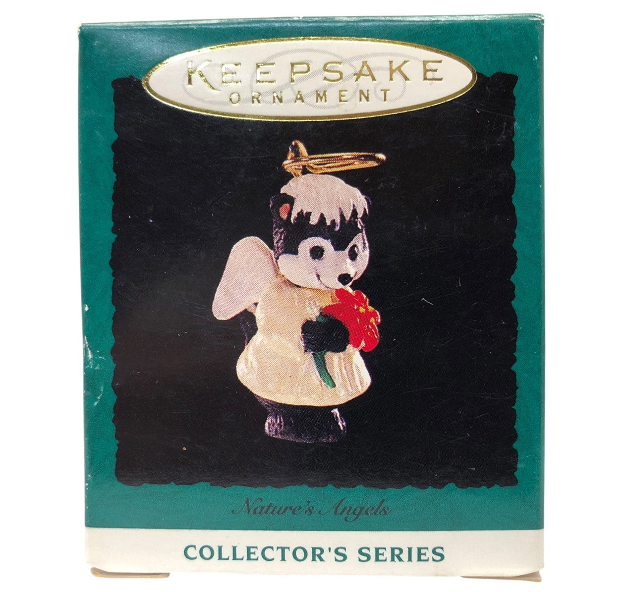 37070 - Set of 5 Miniature Critter Ornament - Skunk, Hattie Chapeau, A Gift from Rodney, Country Fiddling, and Sitting Purrty