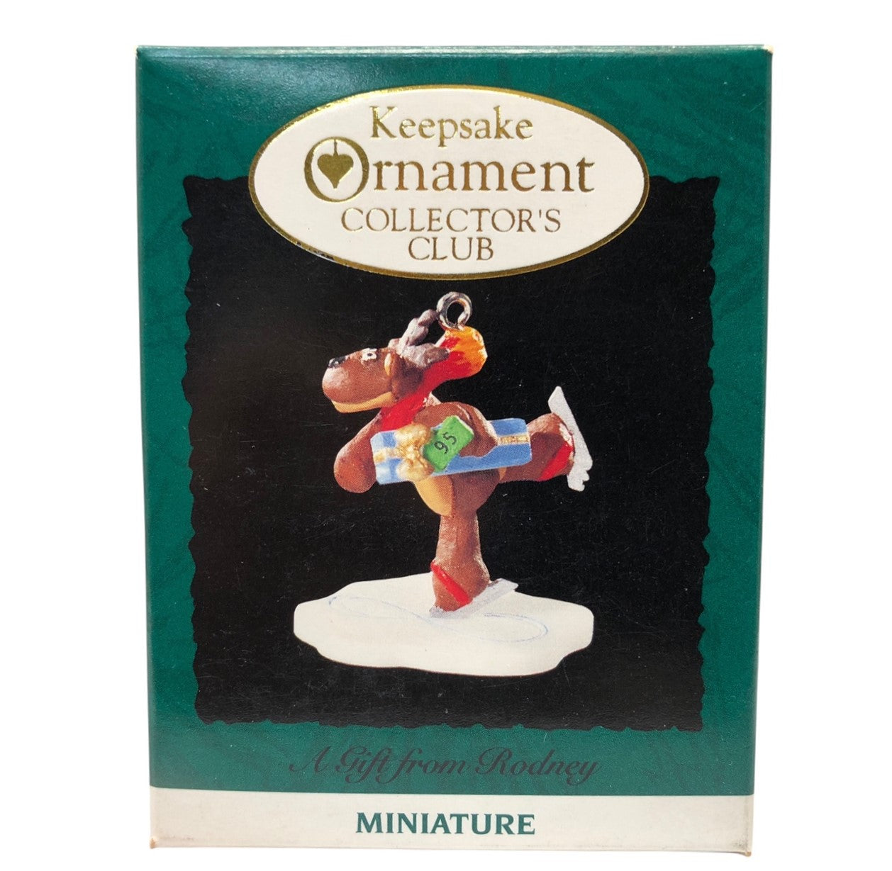 37070 - Set of 5 Miniature Critter Ornament - Skunk, Hattie Chapeau, A Gift from Rodney, Country Fiddling, and Sitting Purrty