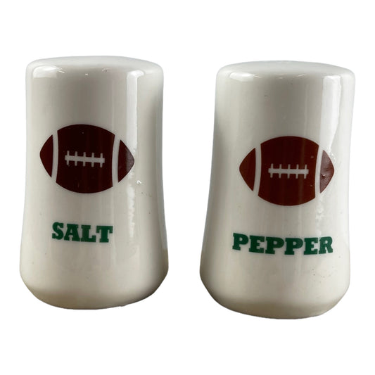 37077 - 2.5" Ceramic Super Bowl Sunday Salt & Pepper Shakers - [4-26]