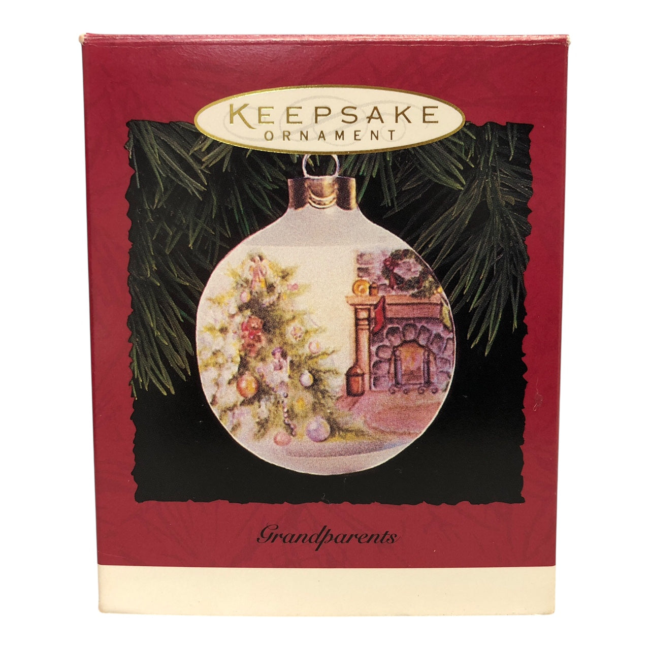 37154 - Set of 5 Hallmark Keepsake Grandparents Christmas Tree Ornaments for Holiday Decor |
