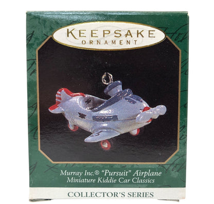 37165 - Set of 3 Miniature Motor Car Ornaments (North Pole Fire Truck, Fire Truck, On the Road, Airplane, Steelcraft Airflow)