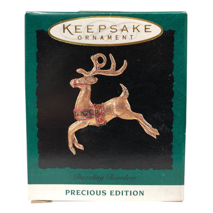 37168 - Set of 3 Crystal Ornament - Crystal Claus, Dazzling Reindeer, and Sparkling Crystal Angel